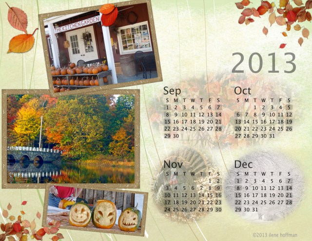 Fourth Quarter 2013 Calendar