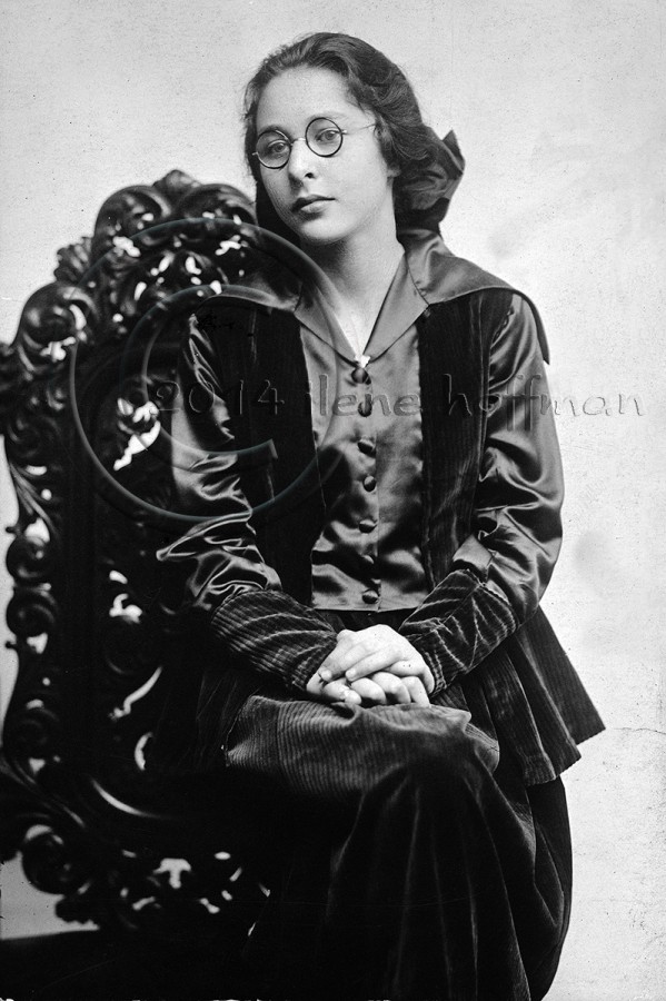 Harriet Sitting in her Grandfather's Photo Chair