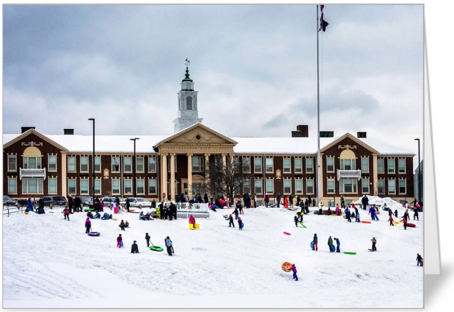 Needham High School Sledding
